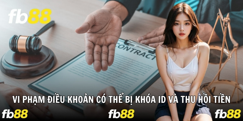 Vi phạm điều khoản có thể bị khóa ID và thu hồi tiền