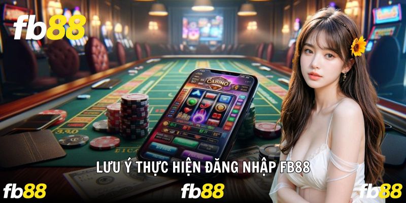 Lưu ý cần nhớ khi tiến hành đăng nhập tài khoản FB88