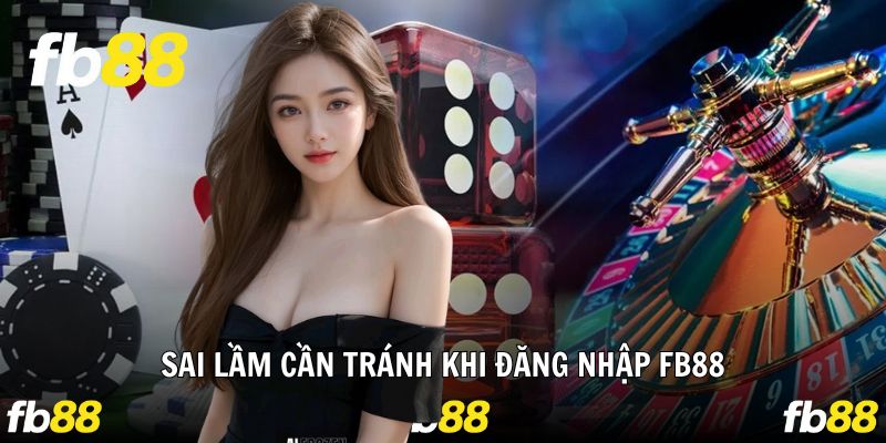 Sai lầm cần tránh trong quá trình login tài khoản FB88